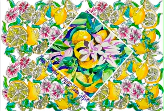 Парео Лимоны Fiber silk 110/160